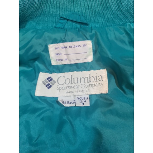 Vintage Columbia Jacket Youth Size medium 12/14 90's Y2K Ski Snow - Picture 7 of 11